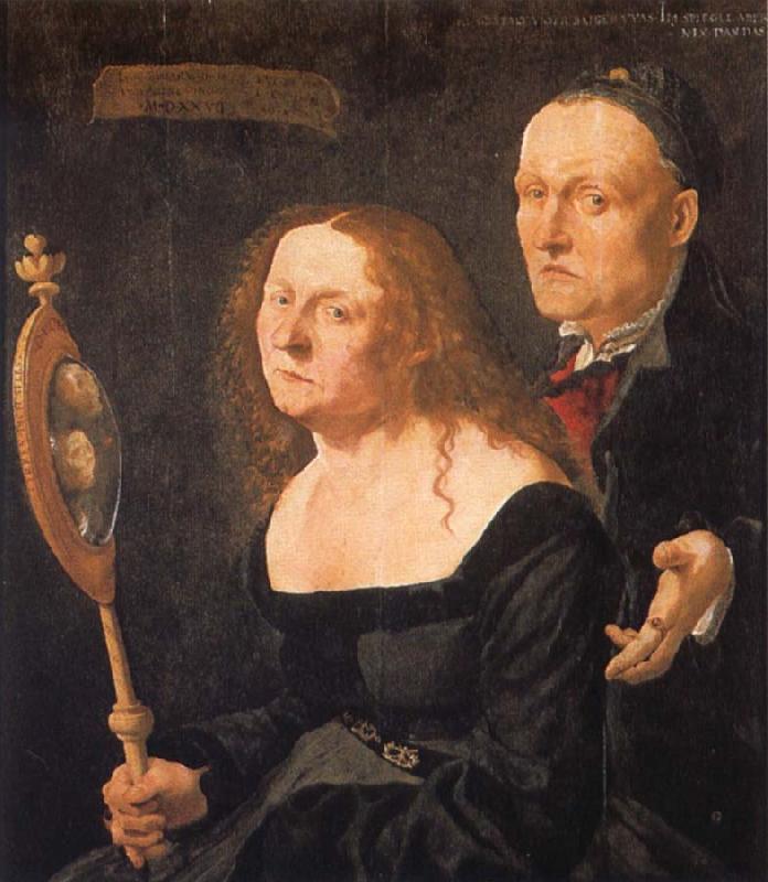 Lucas Furtenagel The painter Hans Burgkmair and his wife Anna,nee Allerlai Sweden oil painting art